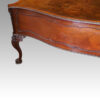 Chippendale revival mahogany desk back detail