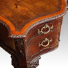 Chippendale revival mahogany desk corner