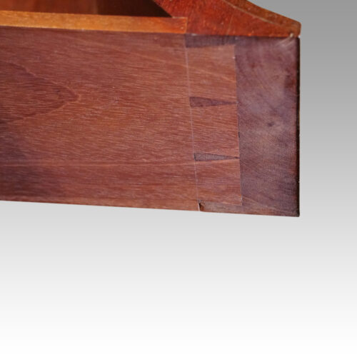 Chippendale revival mahogany desk dovetails