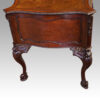 Chippendale revival mahogany desk end