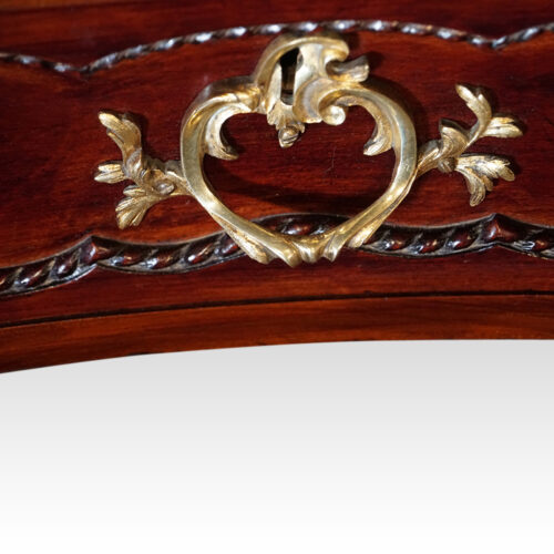 Chippendale revival mahogany desk handle