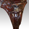Chippendale revival mahogany desk knee