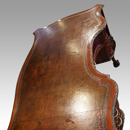 Chippendale revival mahogany desk top