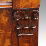 Early Victorian chiffonier capital detail close up