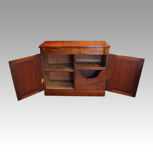Early Victorian chiffonier interior