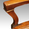 Edwardian mahogany desk chair arm