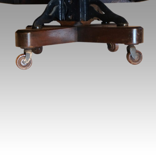 Edwardian revolving bookcase base