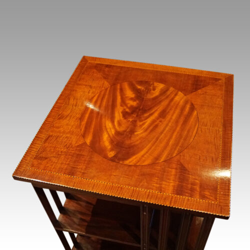 Edwardian revolving bookcase top