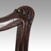 Set of 8 Hepplewhite style ladderback chairs carving shoulder