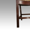 Set of 8 Hepplewhite style ladderback chairs leg