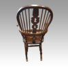 Victorian Windsor rocking chair rear