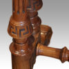 Victorian inlaid centre table bulbous