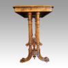 Victorian inlaid centre table end support