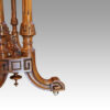Victorian inlaid centre table leg turning