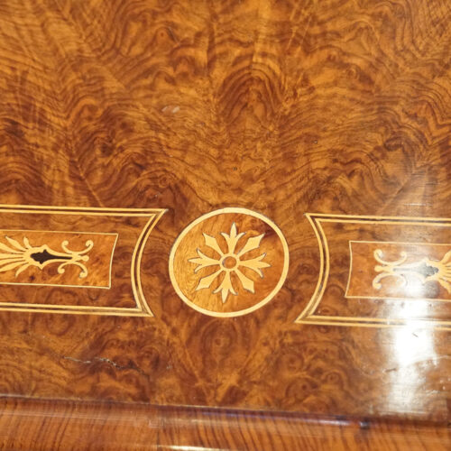 Victorian inlaid centre table roundel