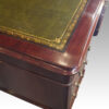 Victorian mahogany pedestal desk corner