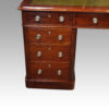Victorian mahogany pedestal desk drawers