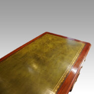 Victorian mahogany pedestal desk top