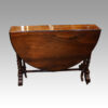 Victorian rosewood Sutherland table closed down