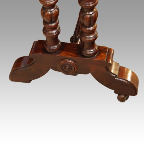 Victorian rosewood Sutherland table feet