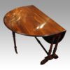 Victorian rosewood Sutherland table one flap open