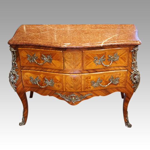 Walnut marquetry commode