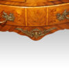Walnut marquetry commode apron
