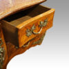 Walnut marquetry commode drawer