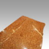 Walnut marquetry commode marble top