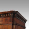 Antique mahogany wardrobe corner cornice