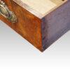 Antique mahogany wardrobe drawer lining