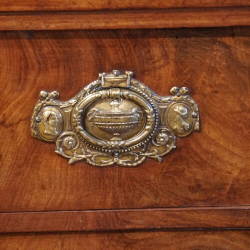 Antique mahogany wardrobe handle