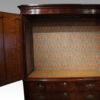 Antique mahogany wardrobe interior material