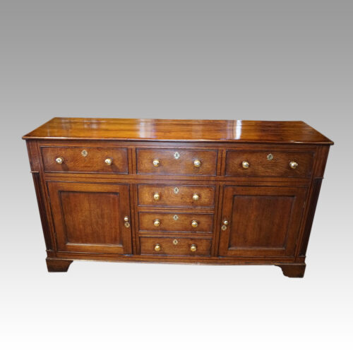Antique oak cupboard dresser base
