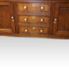 Antique oak cupboard dresser base central drawers