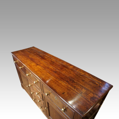 Antique oak cupboard dresser base top