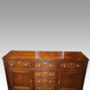 Antique oak cupboard dresser base top of front