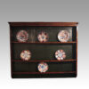 Antique oak plate rack