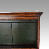 Antique oak plate rack backboard