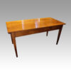 Cherry farmhouse table angle