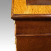 Edwardian oak Maple & co pedestal desk corner