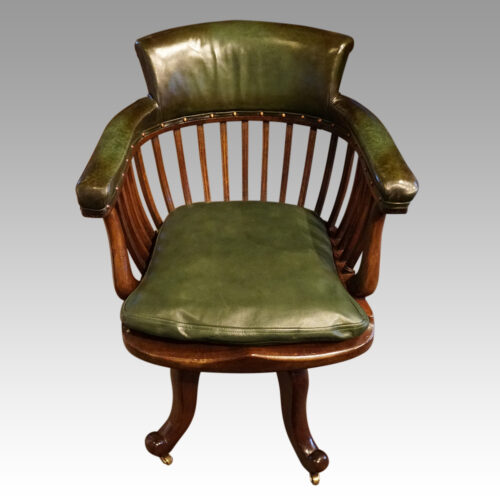 Edwardian revolving desk chair