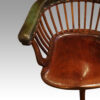 Edwardian revolving desk chair seat
