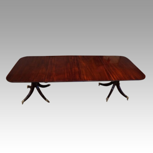 George V mahogany dining table