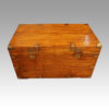 Large Victorian camphor wood campaign chest