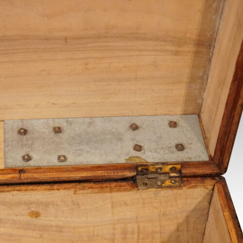 Large Victorian camphor wood campaign chest repair
