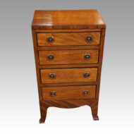 Mahogany bedside chest
