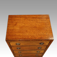 Mahogany bedside chest top
