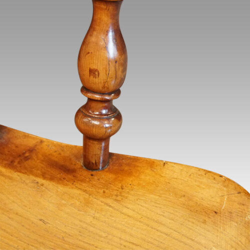 Pair of Yew wood Yorkshire broad arm chairs arm support
