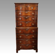 Queen Anne style chest on chest